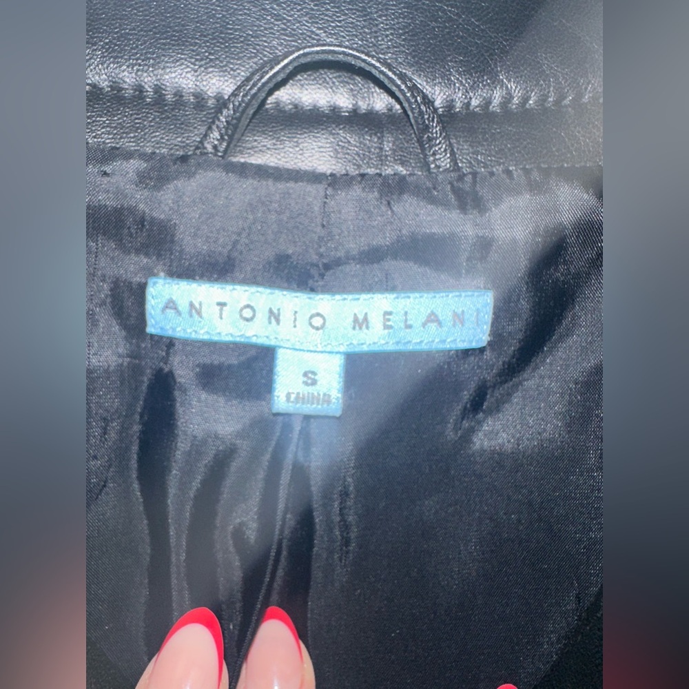 Antonio Melani | REAL Leather Quilted Jacket, Size S - Picture 6 of 7